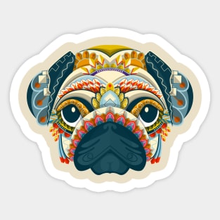 Decor Pug Sticker